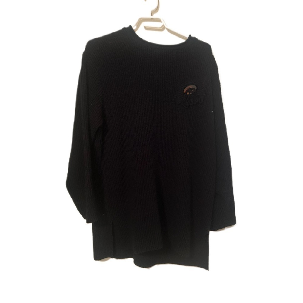 Cozy Black Knit Sweater